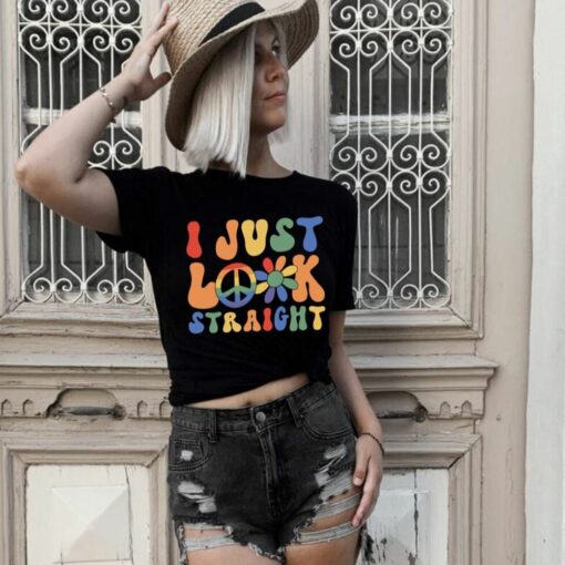 Bi Visibility Pride Lgbtq Unisex Shirt I Just Look Straight