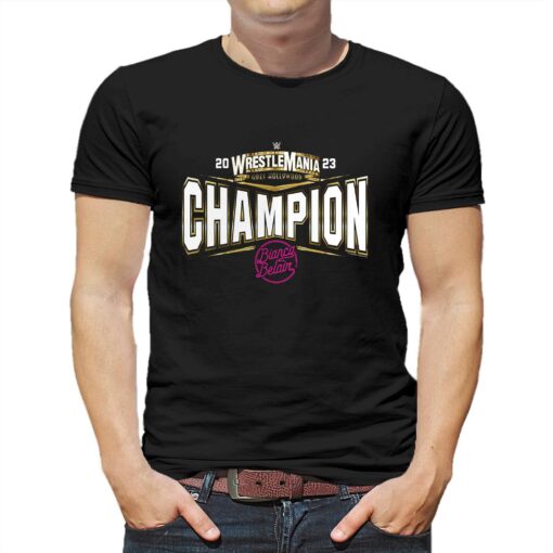 Bianca Belair Fanatics Branded Wrestlemania 39 Champion T-shirt