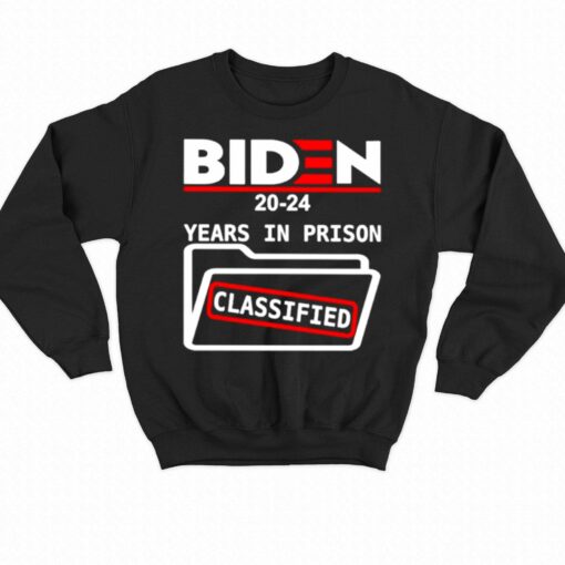 Biden 2024 Years In Prison Classified Shirt