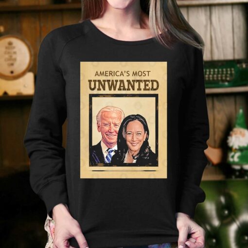 Biden Harris Americas Most Unwanted T-shirt