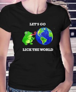 Biden Lets Go Lick The World Shirt Biden Lets Go Lick The World Shirt