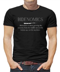 Bidenomics White Text Political Shirt Bidenomics White Text Political Shirt