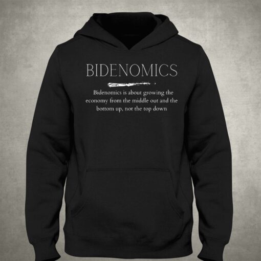 Bidenomics White Text Political Shirt