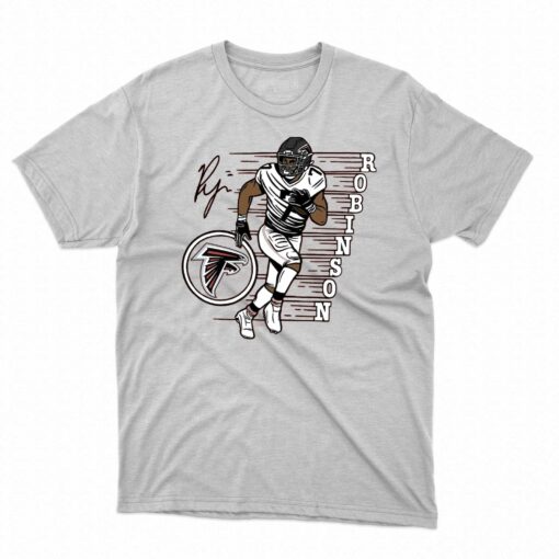 Bijan Robinson Atlanta Falcons Homage 2023 Nfl Draft First Round Pick Caricature T-shirt