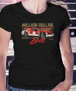 Bill Elliott Checkered Flag Sports Million Dollar Bill T-shirt Bill Elliott Checkered Flag Sports Million Dollar Bill T-shirt