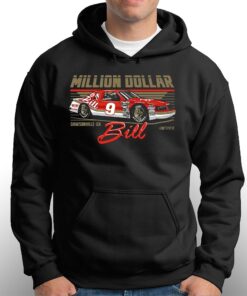 Bill Elliott Checkered Flag Sports Million Dollar Bill T-shirt 2 Bill Elliott Checkered Flag Sports Million Dollar Bill T shirt 3