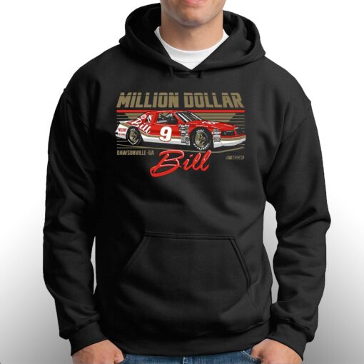 Bill Elliott Checkered Flag Sports Million Dollar Bill T-shirt