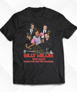 Billy Miller 1979 – 2023 Thank You For The Memories T-shirt Billy Miller 1979 – 2023 Thank You For The Memories T-shirt