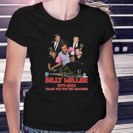 Billy Miller 1979 – 2023 Thank You For The Memories T-shirt