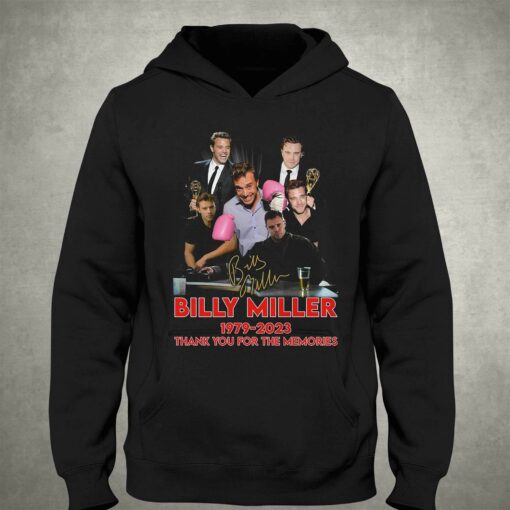 Billy Miller 1979 – 2023 Thank You For The Memories T-shirt