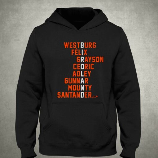 Birdland Names Westburg Felix Grayson Cedric Adley Gunnar Shirt