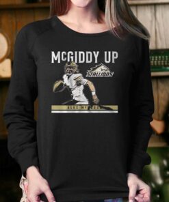 Birmingham Stallions Alex Mcgough Mcgiddy Up T shirt 4