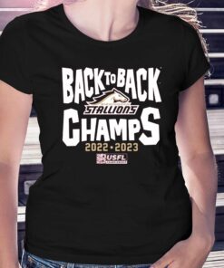 Birmingham Stallions Back-to-back Champs Shirt Birmingham Stallions Back-to-back Champs Shirt