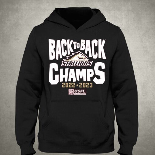 Birmingham Stallions Back-to-back Champs Shirt