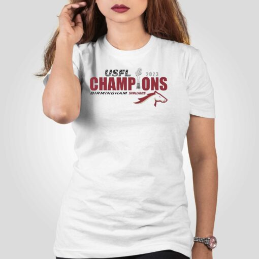 Birmingham Stallions Football Usfl Champions 2023 Shirt