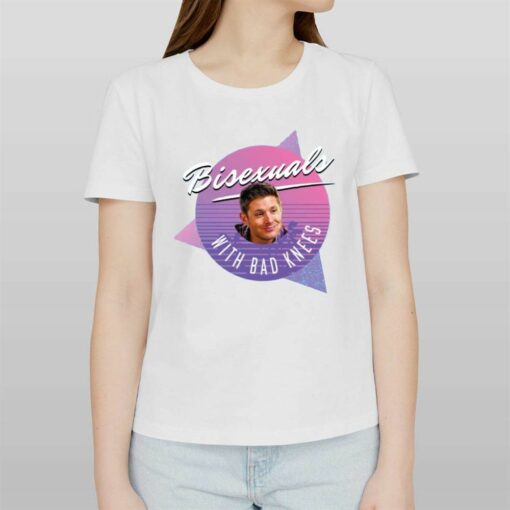 Bisexuals With Bad Knees Supernatural T-shirt Dean Winchester