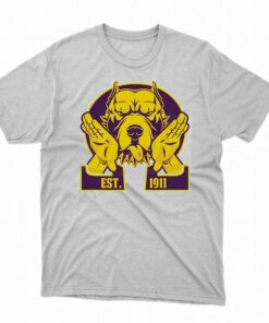 Black Fraternity Omega 1911 Bulldog Hand Shirt