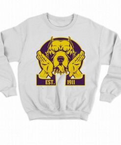 Black Fraternity Omega 1911 Bulldog Hand Shirt 4