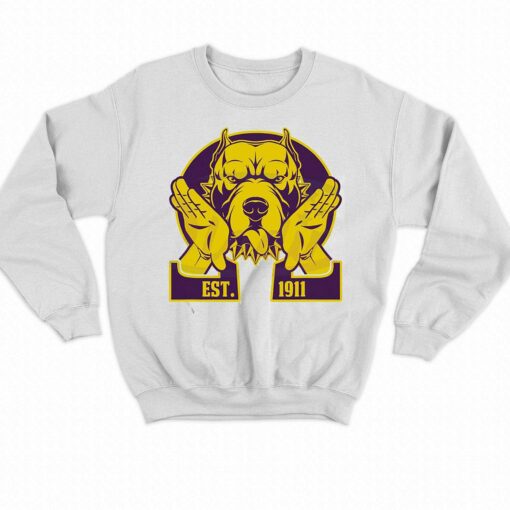 Black Fraternity Omega 1911 Bulldog Hand Shirt