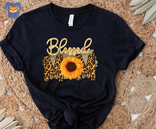 Blessed Mom Shirt Leopard Blessed Mom Shirt Mother’s Day