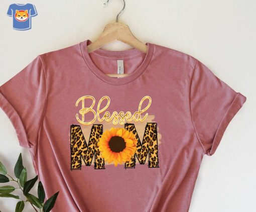 Blessed Mom Shirt Leopard Blessed Mom Shirt Mother’s Day