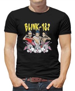Blink-182 Band Bunnies Boyfriend Fit Girls T-shirt Blink-182 Band Bunnies Boyfriend Fit Girls T-shirt