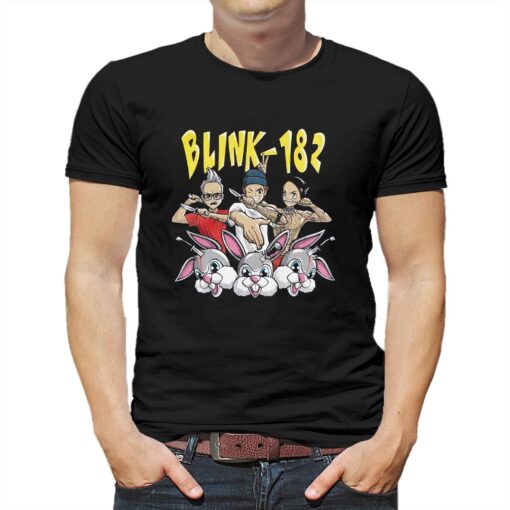 Blink-182 Band Bunnies Boyfriend Fit Girls T-shirt