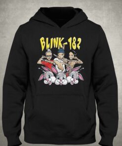 Blink-182 Band Bunnies Boyfriend Fit Girls T-shirt 2 Blink 182 Band Bunnies Boyfriend Fit Girls T shirt 3