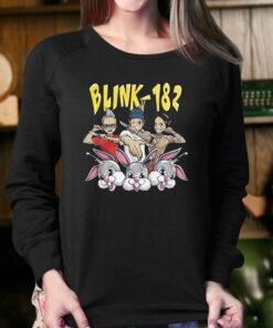 Blink-182 Band Bunnies Boyfriend Fit Girls T-shirt 3 Blink 182 Band Bunnies Boyfriend Fit Girls T shirt 4