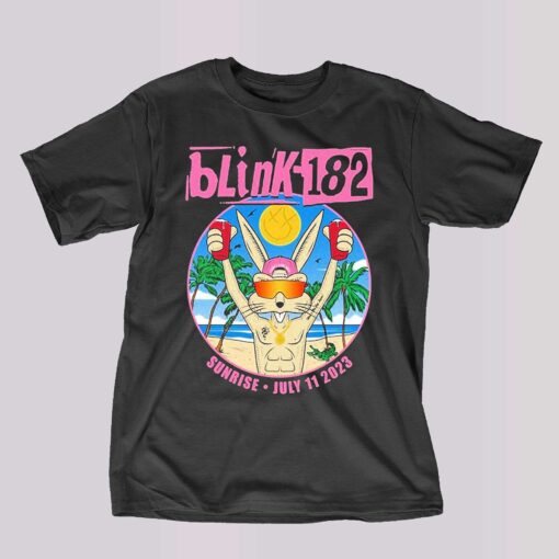 Blink-182 Sunrise Florida July 11 2023 Event Shirt