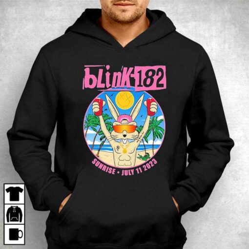 Blink-182 Sunrise Florida July 11 2023 Event Shirt