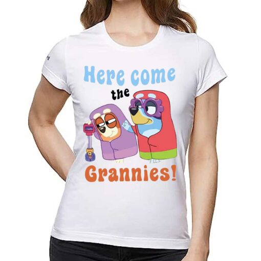 Bluey Here Come The Grannies T-shirt