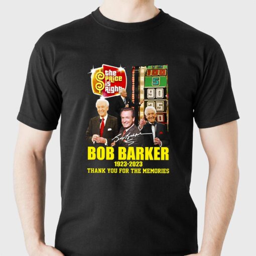 Bob Barker 1923 2023 Thanks For The Memories T Shirt