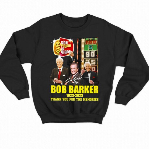 Bob Barker 1923 2023 Thanks For The Memories T Shirt