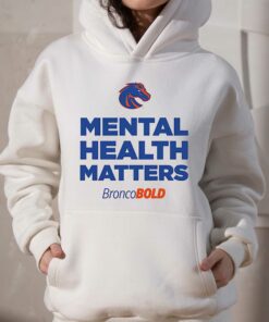 Boise State Broncos Broncobold Mental Health Matters T shirt 3