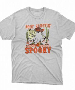 Boot Scootin Spooky Western Halloween Ghost Spooky Season Shirt