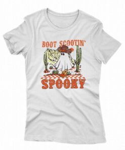 Boot Scootin Spooky Western Halloween Ghost Spooky Season Shirt