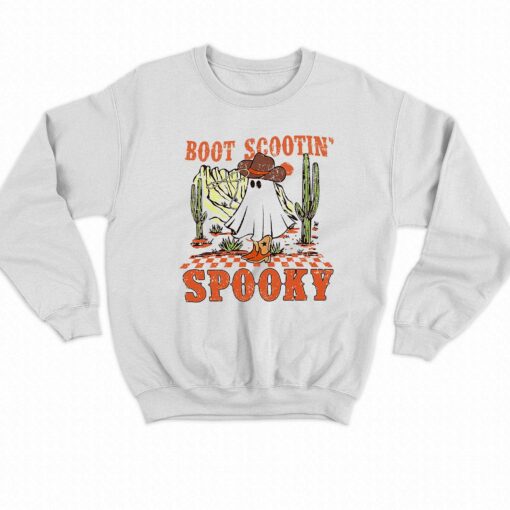 Boot Scootin Spooky Western Halloween Ghost Spooky Season Shirt