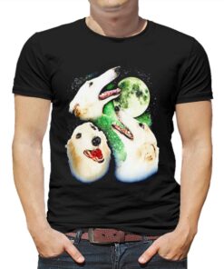 Borzoi Howling Moon Shirt Borzoi Howling Moon Shirt