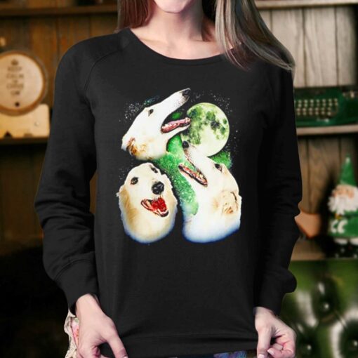 Borzoi Howling Moon Shirt