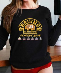 Boston Bruins 100th Anniversary 1924-2024 Fear The Bear Shirt Boston Bruins 100th Anniversary 1924-2024 Fear The Bear Shirt