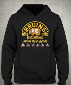 Boston Bruins 100th Anniversary 1924 2024 Fear The Bear Shirt 3