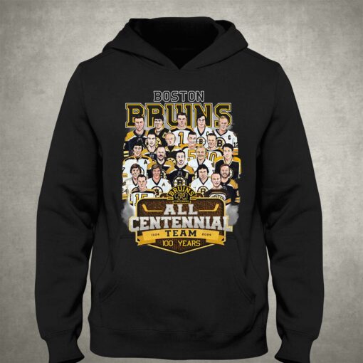 Boston Bruins All Centennial Team 100 Years 1924 – 2024 T-shirt