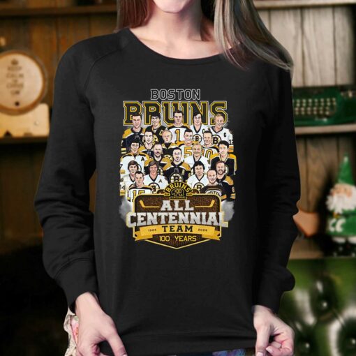 Boston Bruins All Centennial Team 100 Years 1924 – 2024 T-shirt