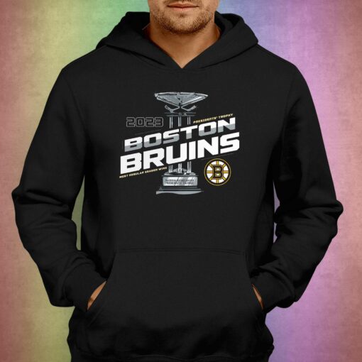 Boston Bruins Fanatics Branded 2023 Presidents’ Trophy T-shirt