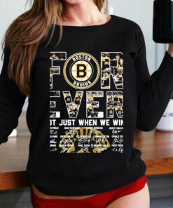 Boston Bruins Forever Not Just When We Win 2023 Signatures Shirt Boston Bruins Forever Not Just When We Win 2023 Signatures Shirt
