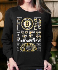 Boston Bruins Forever Not Just When We Win 2023 Signatures Shirt 3 Boston Bruins Forever Not Just When We Win 2023 Signatures Shirt 4