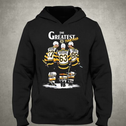 Boston Bruins The Greatest Team Ever 2023 Signatures Shirt