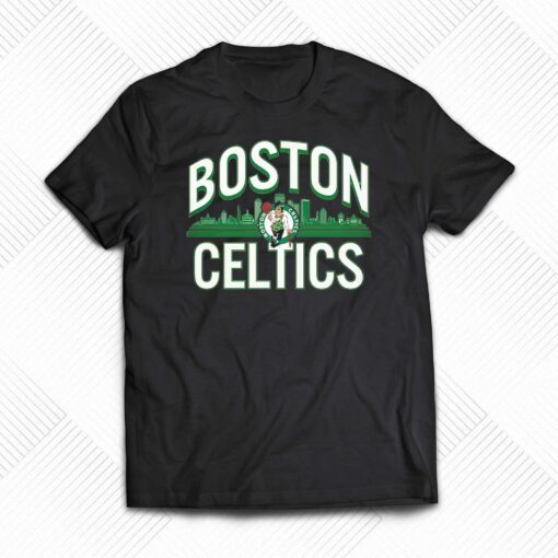 Boston Celtics Sportiqe Downtown Boston T-shirt