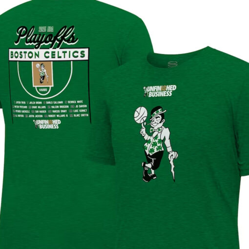 Boston Celtics Stadium Essentials Unisex 2023 Nba Playoffs Roster T-shirt